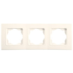Рамка потрійна VIKO Linnera крем 90481003