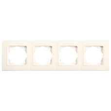 Рамка четверная VIKO Linnera крем 90481004