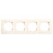 Рамка четверная VIKO Linnera крем 90481004