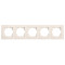Рамка пятерная VIKO Linnera крем 90481005