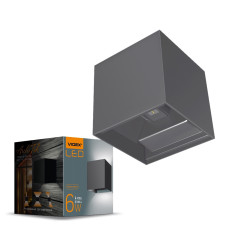 Светильник архитектурный VIDEX 6W 2700k AC220-240V IP54 (VL-AR04-062B)