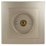 Розетка концевая телевизионная NILSON Touran Золото 24151029