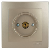 Розетка концевая телевизионная NILSON Touran Золото 24151029
