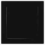 Выключатель одноклавишный NILSON Touran черный 24221001