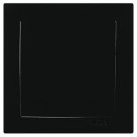 Выключатель одноклавишный NILSON Touran черный 24221001