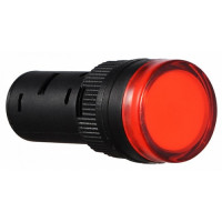 Светосигнальная арматура АСКО-УКРЕМ AD16-16D/S красная 220V AC A0140030050