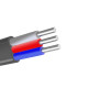Кабель алюминиевый АВВГ-П 3х4 мм² черный плоский Прикарпаткабель 