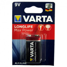 Батарейка алкалиновая (щелочная) Крона VARTA 6LR61 9V Longlife Red 4722101401