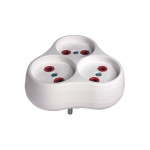 Тройник NEOMAX NX1015 без заземления белый