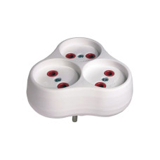 Тройник NEOMAX NX1015 без заземления белый