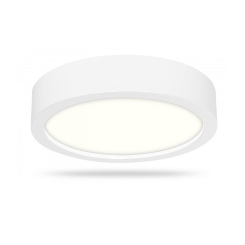 Накладний світлодіодний світильник VIDEX 12W 5000K 220V круг білий (VL-DLRS-125)