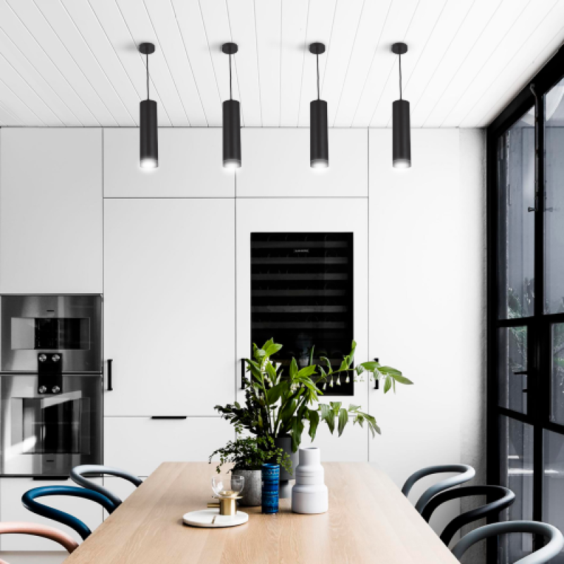 Подвесной светодиодный светильник FERON HL570 SMD 14W черный 32722