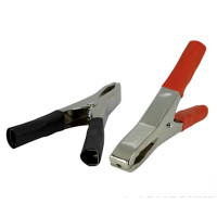 Зажим крокодил аккумуляторный 50А, длина - 80 мм (9-0005) цена за 1шт