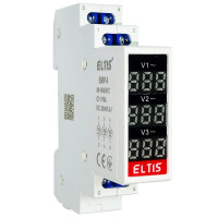 Цифровой трехфазный модульный вольтметр EMV-3