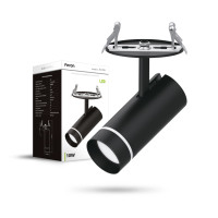 Встраиваемый светодиодный светильник Feron AL196 10W черный 40122