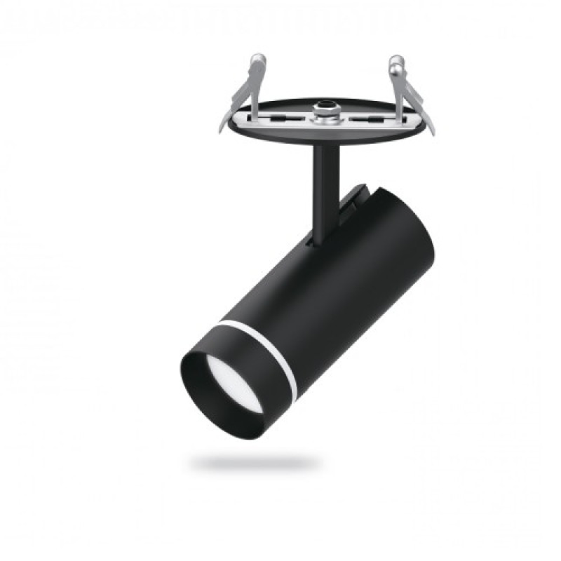 Встраиваемый светодиодный светильник Feron AL196 10W черный 40122