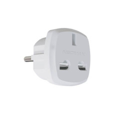 Переходник британский NEOMAX NX1029 белый