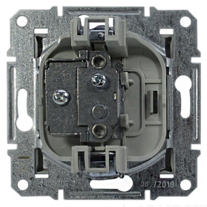 Розетка кінцева телевізійна SCHNEIDER Asfora сталь EPH3200162