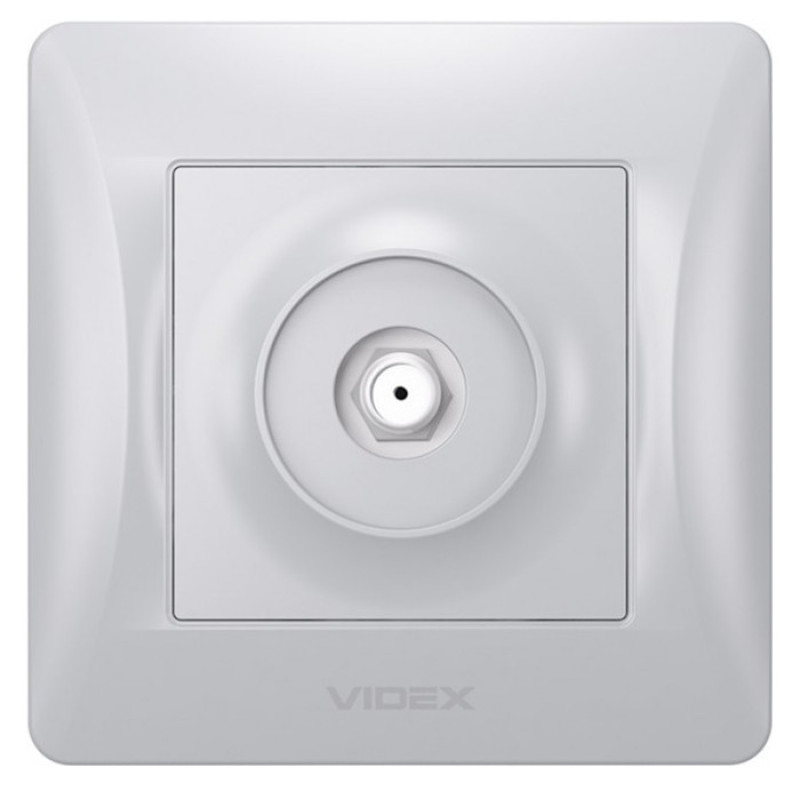 Розетка спутниковая VIDEX Binera серебряный шелк (VF-BNSK1SATE-SS)