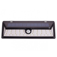 Светильник LED на солнечных батареях LUXEL ECO (SSWL-02C) 20W с датчиком движения IP64