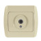 Розетка телевизионная EL-BI Zirve крем (501-000300-273)