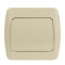 Выключатель одноклавишный EL-BI Zirve крем (501-010301-200)