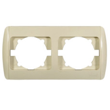 Рамка двойная горизонтальная EL-BI Zirve крем (501-000303-226)