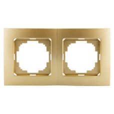 Рамка двойная NILSON Touran Золото 24150092