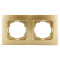 Рамка двойная NILSON Touran Золото 24150092