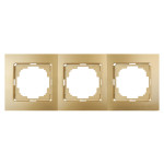 Рамка тройная NILSON Touran Золото 24150093