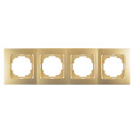 Рамка четверная NILSON Touran Золото 24150094