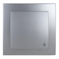 Кнопка звонка NILSON Touran серебро 24131012