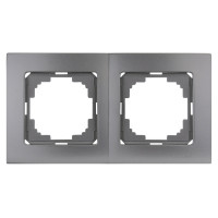 Рамка двойная NILSON Touran  Антрацит 24160092