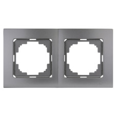 Рамка двойная NILSON Touran  Антрацит 24160092