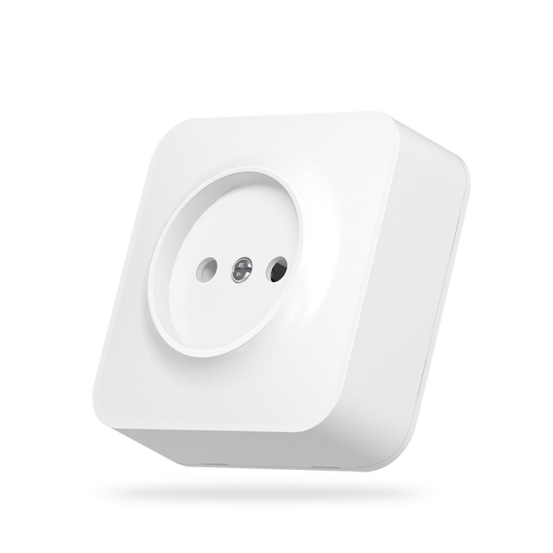 Розетка одинарна накладна б/з біла VIDEX BINERA (VF-BNS21-W)