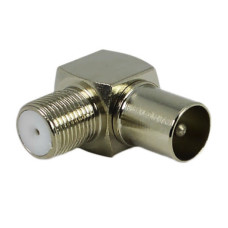 Телевизионный угловой штекер для коаксиального кабеля