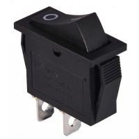 Переключатель АСКО-УКРЕМ KCD3-101 B/B 1-клавишный черный A0140040025