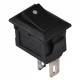 Перемикач АСКО-УКРЕМ KCD5-101 B/B 1-клавішний чорний мініатюрний A0140040099