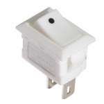 Перемикач АСКО-УКРЕМ KCD5-101 WH/WH 1-клавішний мініатюрний білий A0140040130