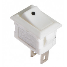 Переключатель АСКО-УКРЕМ KCD5-101 WH/WH 1-клавишный белый миниатюрный A0140040130