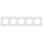 Рамка п'ятірна VIKO Linnera біла 90480005