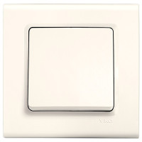 Выключатель одноклавишный VIKO Linnera крем 90401001