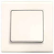 Выключатель одноклавишный VIKO Linnera крем 90401001