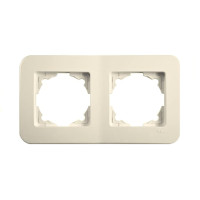 Рамка двойная VIKO Rollina крем 90481052