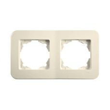 Рамка двойная VIKO Rollina крем 90481052
