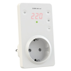 Реле напряжения 1ф в розетку 16А SR1 RED ZUBR 4820120221743