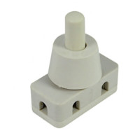 Кнопка LEMANSO LSW10 белая для лампы/PBS-18