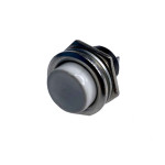 Кнопка LEMANSO LSW14 круглая белая металл OFF-(ON)/ DS-212