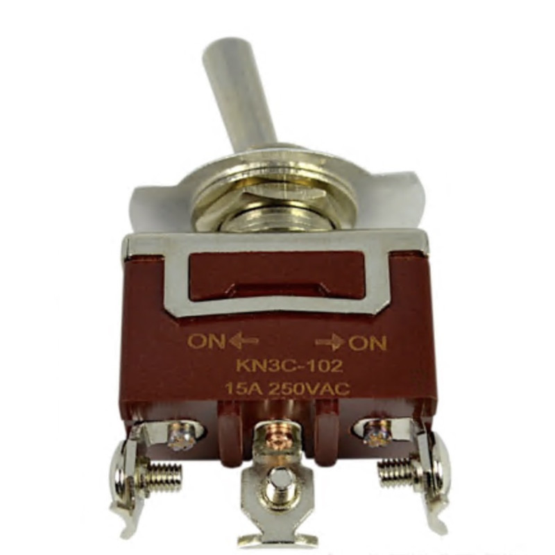 Тумблер LEMANSO LSW22 3pin + гвинти. 2 положення ON-ON/KN3 C-102