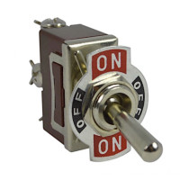 Тумблер LEMANSO LSW23 3pin + винты 3 положения с фиксацией ON-OFF-ON/KN3 C-103